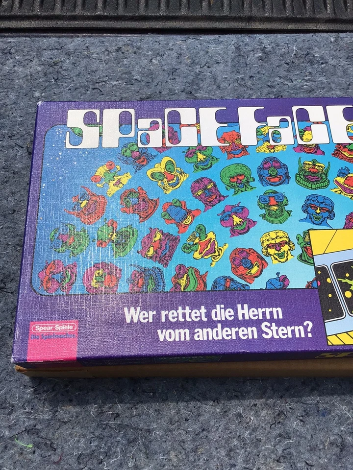 Vintage Early 1980’s Spear Games Space Faces Board game England *RARO* Foto 2 de 4