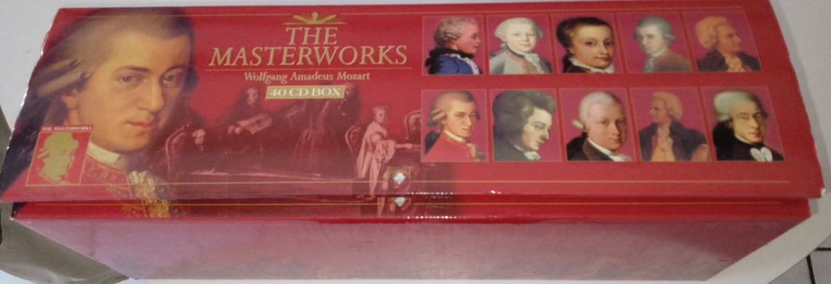 WOLFGANG AMADEUS MOZART THE MASTERWORKS 40 CD BOX | eBay WOLFGANG AMADEUS MOZART THE MASTERWORKS 40 CD BOX | eBay