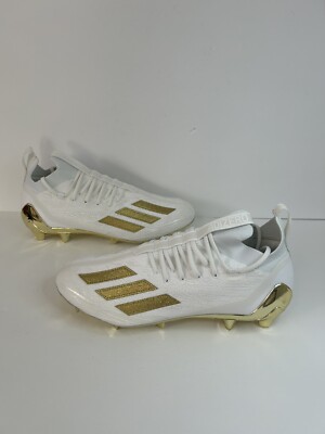 adidas Adizero Primeknit White Gold Football Cleats GX5100 Men's