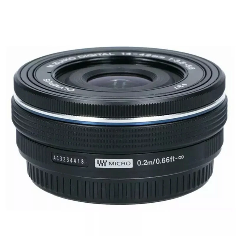 M.Zuiko 14-42mm f/3.5-5.6 EZ Lens For Olympus Panasonic M4/3-Mount Camera Black - image 4 of 4