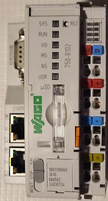Wago IO System 750-8102 PFC100 Controller 2 x ETHERNET RS-232/-485