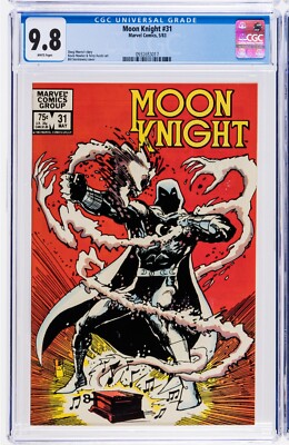 Mond Knight # 31 Cgc 9.8 Geldschein Sienkiewicz Cover (Marvel Comics,1983) Weiß