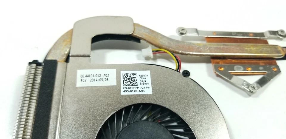 DELL LATITUDE 3440 CPU COOLING FAN W/ HEATSINK LAPTOP 0TPHPP - Image 2 of 4
