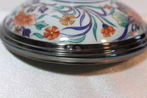 BEAUTIFUL AND RARE LE TALLEC BOWL & COVER WITH PUIRFOCAT SILVER - Picture 10 of 12