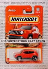 2024 MATCHBOX ORANGE '19 JEEP RENEGADE, MBX OFF-ROAD SERIES, MBX #16, VHTF