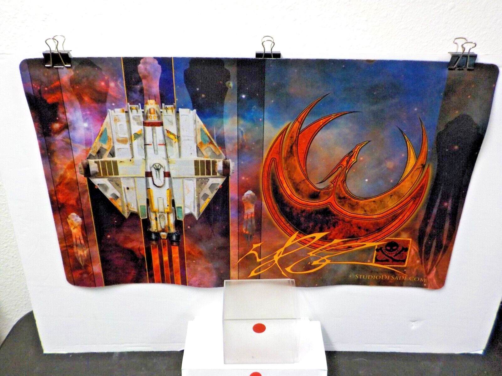 Y C0120 Nigel Sade "Star Wars Rebels Ghost" TCG Playmat Accessory