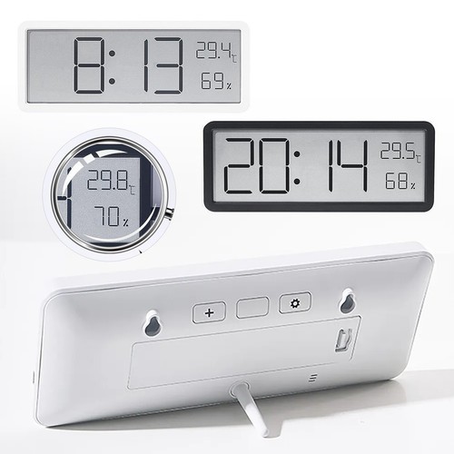 Digital LED Large Display Wall Desk Alarm Clock With Calendar Temperature Date - Picture 8 of 25