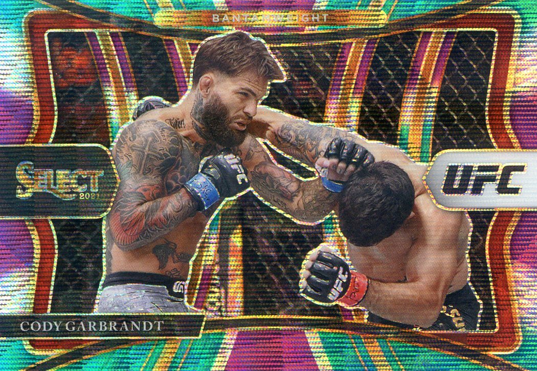 2021 PANINI SELECT UFC TRI-COLOR CODY GARBRANDT NO. 195