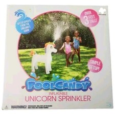 PoolCandy Inflatable Unicorn Sprinkler Over 3 Feet Tall, Simple Set Up New 