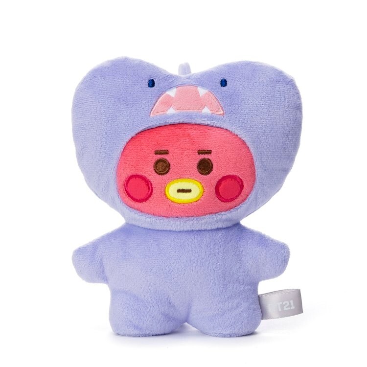防弾少年団 BT21 x LINE 公式 BABY …Doll TATA BTS BT21 Shark ver, Little Friends Plush Toy Doll TATA Line
