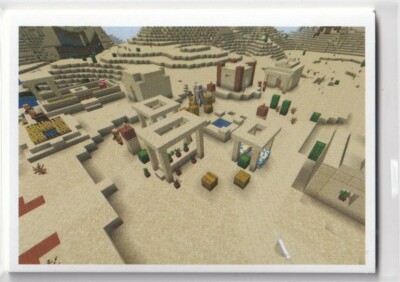 Panini Minecraft Treasure Sticker 2021 Nr. 78 There's Nowhere like your Village