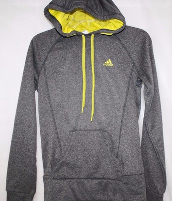 Womens Adidas Ultimate F46681 Dark Shale Yellow Pull Over Hoodie Sweatshirt 