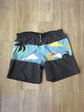 Vintage 80s 90s Memphis Ferris Bueller Hawaii Trunks Shorts