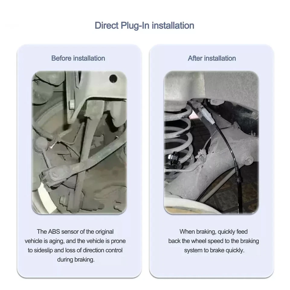 2x Sensor de velocidad de rueda ABS delantero para Chevy Silverado Suburban GMC Sierra Yukon EE. UU. Foto 4 de 4