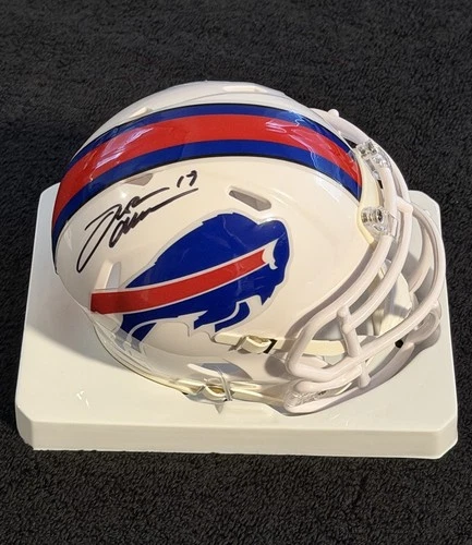 Josh Allen Signed Buffalo Bills Mini Helmet with COA