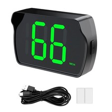 GPS Digital Speedometer for Car, Universal HUD Speed Meter with Large LED Dis...