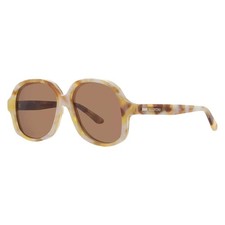 Valentino Brown Irregular Unisex Sunglasses VLS-177 B 59 VLS-177 B 59