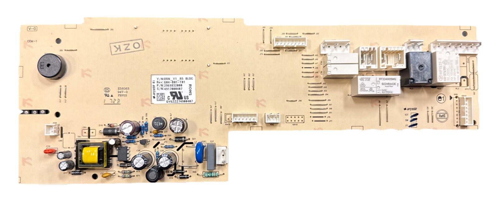 ✅ 1 YEAR WARRANTY Blomberg Dryer Main Control Board 2969832000 1749000008