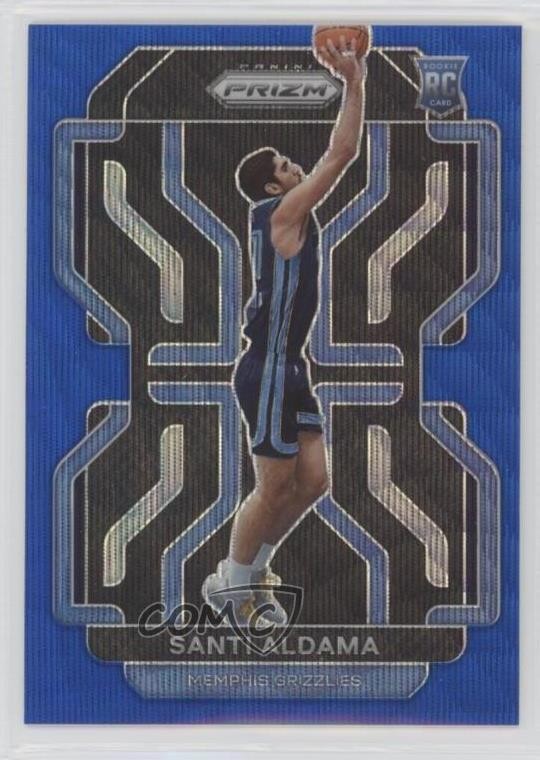 2021-22 Panini Prizm Blue Wave Prizm Santi Aldama #276 1rj3