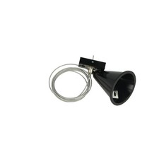 Kit Cavo Sospensione Per Binario Trifase Colore Nero Filo Da 150cm Per Un Lato C