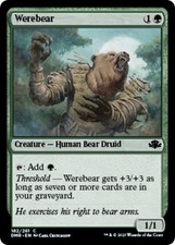 Foil - Werebear - 182 - Dominaria Remastered - NM