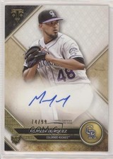 2017 Topps Triple Threads Rookie Auto 74/99 German Marquez #RA-GM Auto rp9