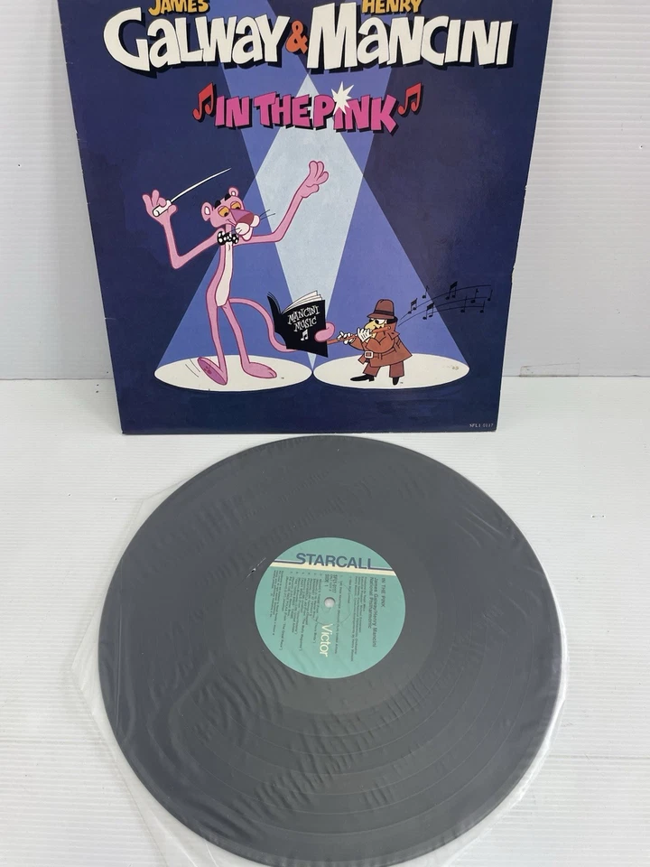 Henry Mancini & James Galway In The Pink Vinyl Record Album Pink Panther Jazz. - Image 2 of 4