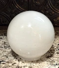 Vintage 6″ White Milk Glass Globe Ceiling Shade Ball Lamp Light 3" Fitter