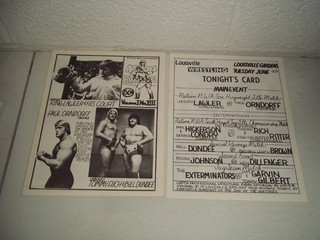 1970'S MID SOUTH WRESTLING PROGRAM WWF NWA AWA WWE