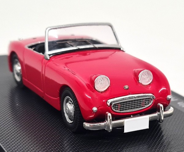 Ebbro 1/43 Austin Healey Frogeye Sprite MK1 1958 Red Resin Model Car-image