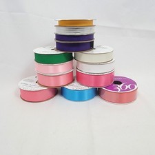 Offray CRAFT RIBBON--Multi Colors Available Pinks, Purples, Blue, Green, White