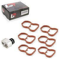 Set AnsaugkrüMmer Drallklappen Verschluss 6X Dichtungen FüR BMW 3 5 7 X5 X6 N57