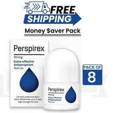 Perspirex Strong Extra Effective Antiperspirant Roll-On 20ml - PACK OF 8