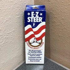 Vintage E•Z Steer Steering Wheel Cover 1986 Brown Tan Wheel NOS Made In USA