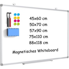 Whiteboard Magnetisch 45x60cm Magnettafel Pinnwand Büro Schule Küche