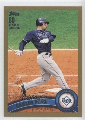 2011 Topps Gold 1727/2011 Carlos Pena #163 0e3