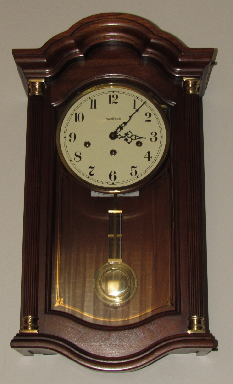 Howard Miller Quarter Hour Westminster Chime Wall Clock 8-Day, Key-wind