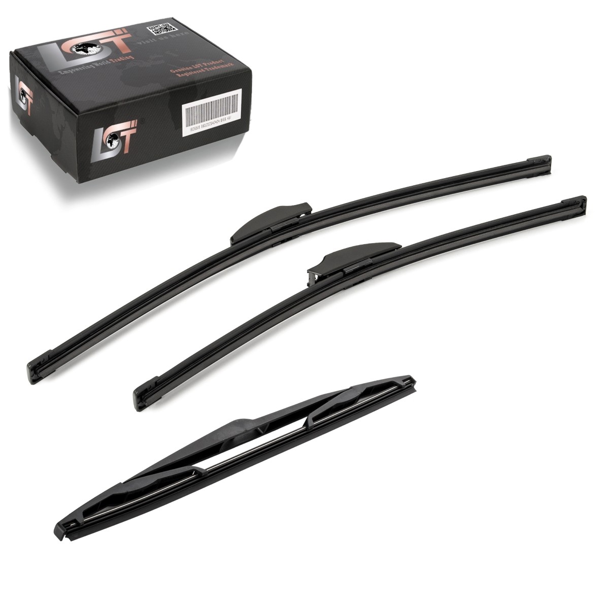 Wiper Blade Set Front + Rear For MAZDA 3 III BK