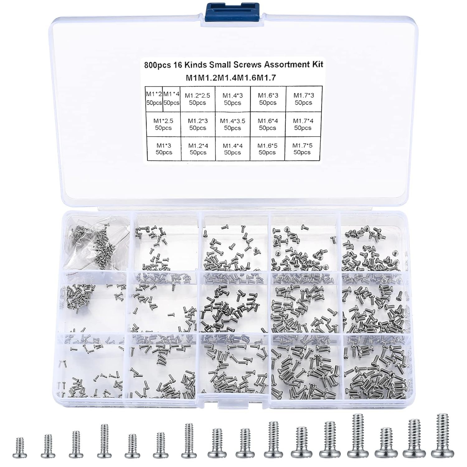 Small Machine Machine Screws 800Pc Tiny Screws For Electronics Micro Small Pan Head Machine Screws ...