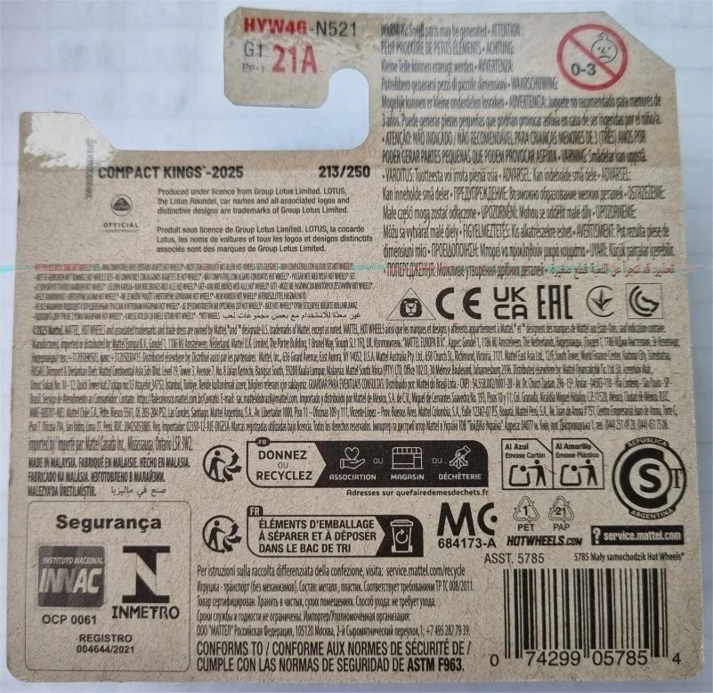 Hot Wheels - Lotus Cortina - Bianco - Compact Kings 2025 - HYW46 - Immagine 3 di 3