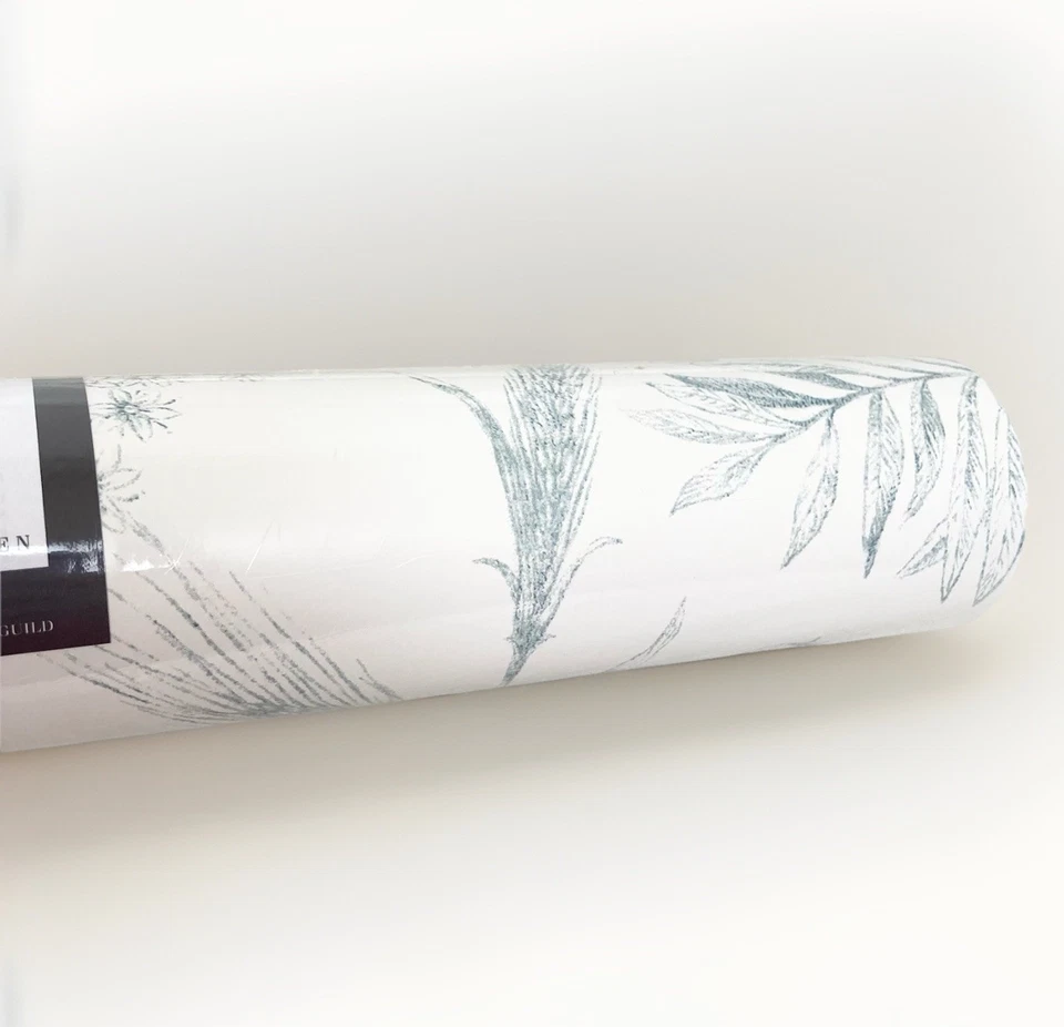 NUEVO rollo de papel tapiz Ralph Lauren Home Fern Toile floral blanco azul Foto 3 de 4