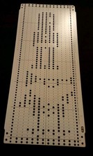 One Handpunched Punchcards For Knitmaster Chunky 155  Knitting Machine
