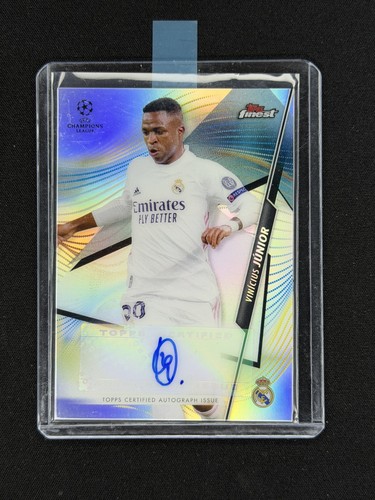 2020-21 TOPPS FINEST UEFA Vinicius Vini Jr Refractor Auto