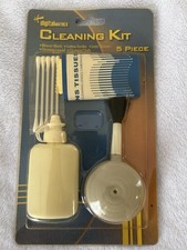 Digital 5-Piece Lens Camera Cleaning Kit - Blower Brush Fluid Cloth Swabs
