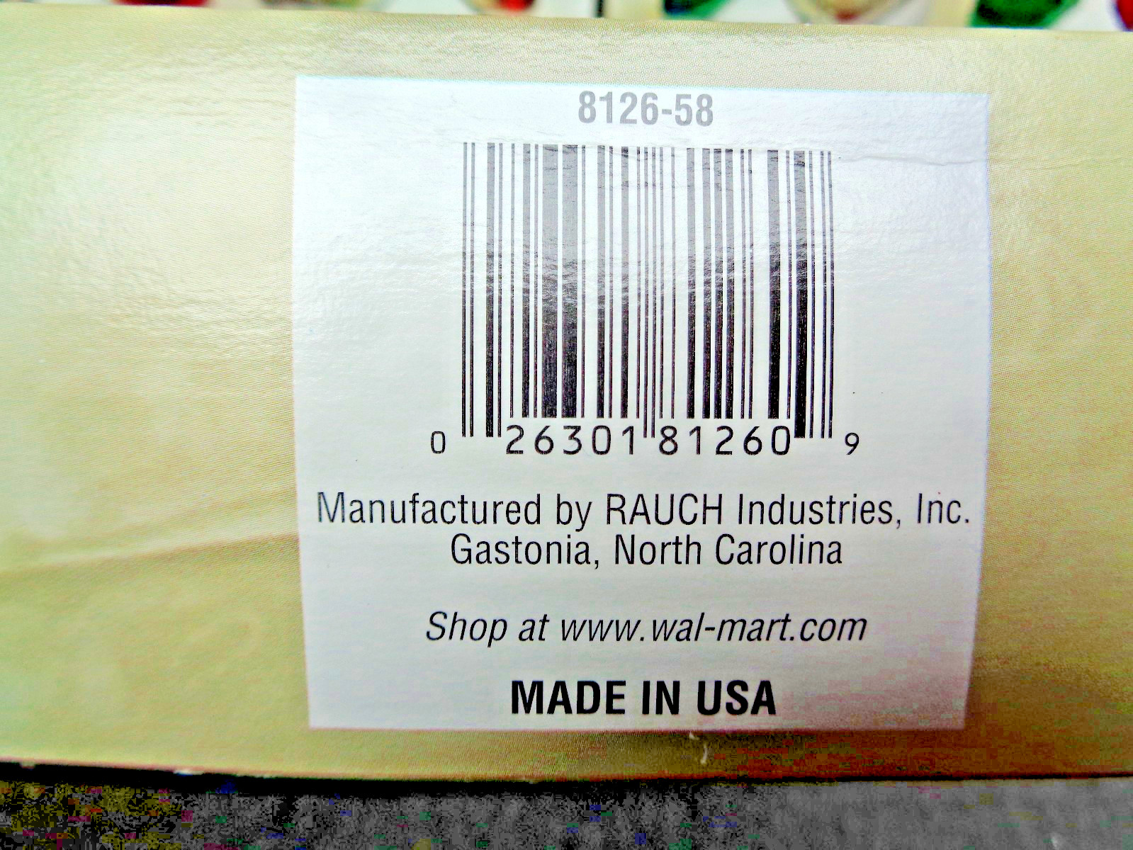 HOLIDAY TIME Rauch Christmas Holiday Ornaments- 3 Pkgs of 16- Multicolor