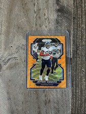 2021 Prizm Jeffrey Simmons Orange Wave /60 #5 Tennessee Titans 46/60