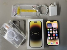 Apple iPhone 14 Pro 128GB Gold unlocked Dual Sim original Bundle