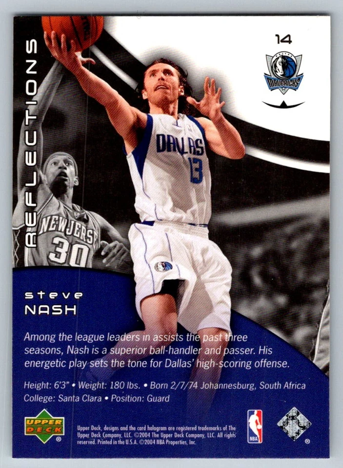 UD Triple Dimensions Reflections Steve Nash 14 2003 Foto 2 de 2