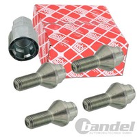 4X Febi Felgenschloss Kegelbund Passend FüR Peugeot 1007 2008 206 207