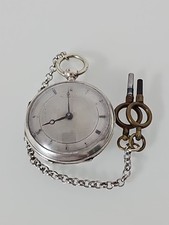 Antike Spindeluhr Spindel Taschenuhr Pocket Watch -SPZ8